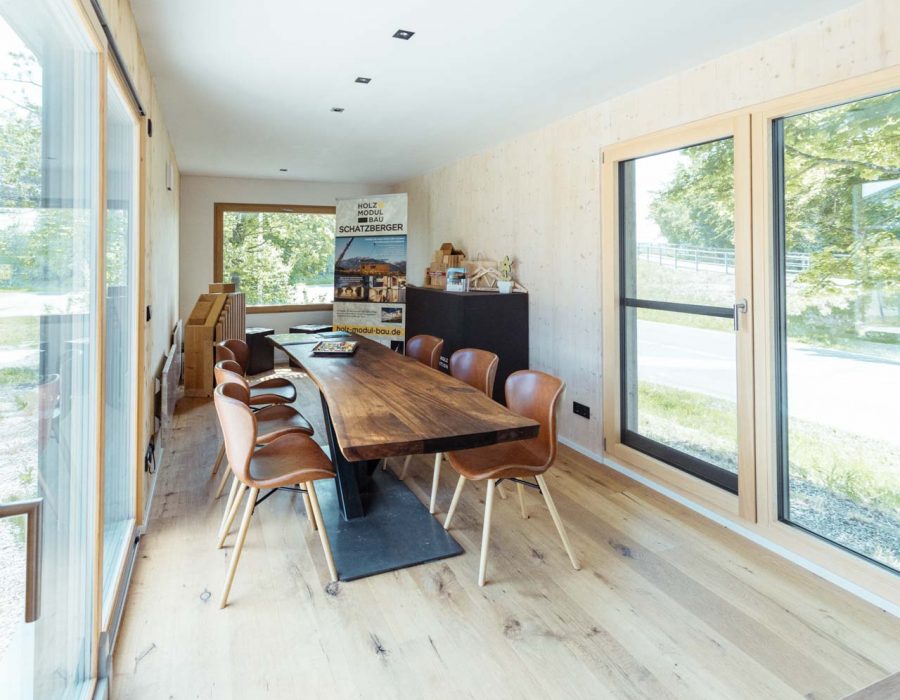 Schatzberger Holz Bau wiesau Musterhaus