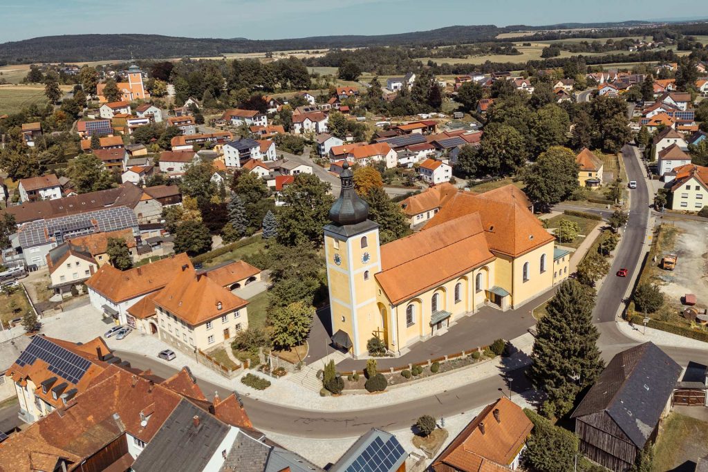 Schatzberger Holz Bau kirche wiesau