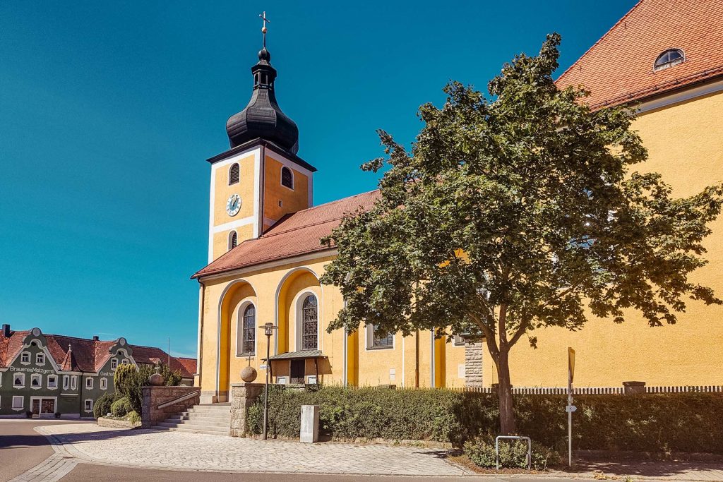 Schatzberger Holz Bau kirche wiesau